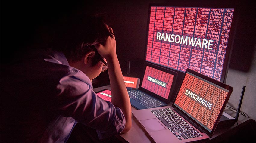 Wenn Ransomware Ihr System erreicht, werden zunächst die Dateien verschlüsselt und dann werden Forderungen nach einem Lösegeld gestellt. © Shutterstock, Zephyr_p